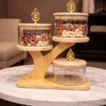 3 Piece Wood Style Jar