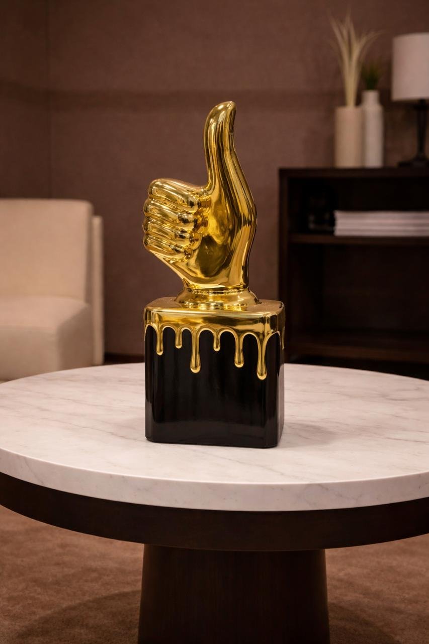 Thumb largge black Thumb style showpiece - Image 1