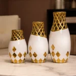 Block Design Vases (3 Pieces)