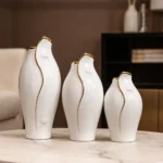 Black Shiny Ceramic Vase